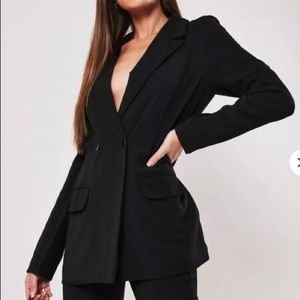 Tall Relaxed Fit Blazer Missguided Size 4